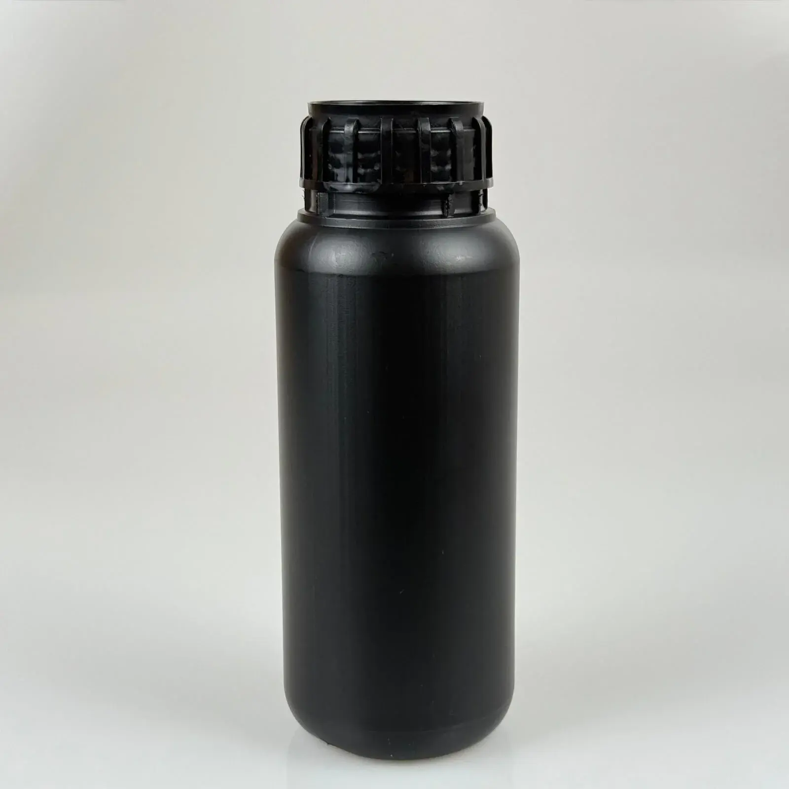 Bıodaks Plastik Yuvarlak Şişe 250 Ml Siyah - Kapaklı 10 Adet