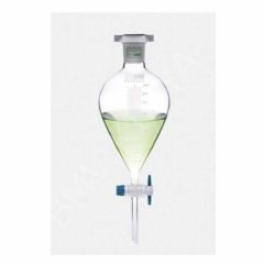 031.04.250 Ayırma Hunisi - Cam - Armudi - Dereceli - Ptfe Musluklu - 250 Ml (1 Adet/Paket)