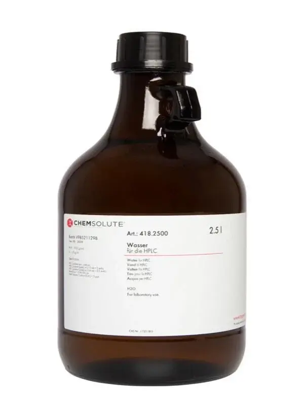 Water Hplc Filtrated With 0.2 µm 2,5 Lt