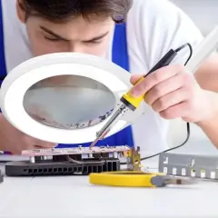 Luma Geniş Mercekli Masaya Bağlanabilir Büyüteç | Ayarlanabilir Led Işığı