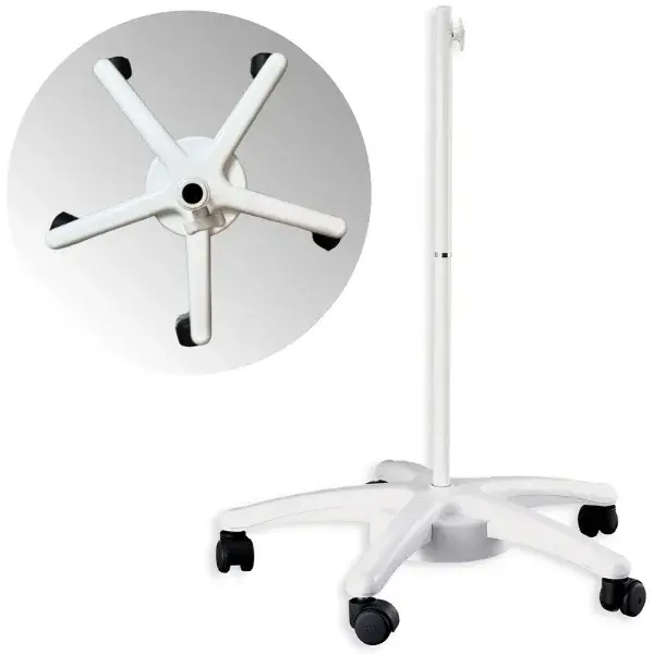 T5 Premium Büyüteç Ayağı | Beş Tekerlekli