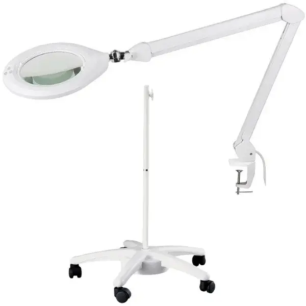 Luma Geniş Mercekli Ayaklı Büyüteç | Ayarlanabilir Led Işığı