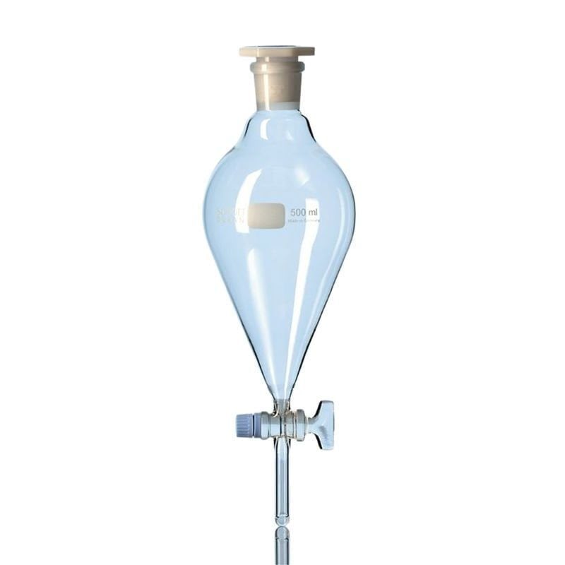 Ayırma Hunisi-Armudi Tip-Cam Musluklu 1000 ml