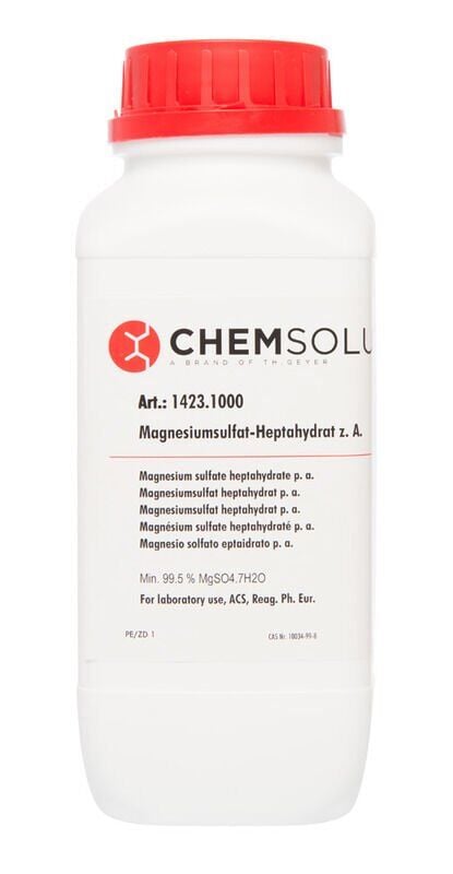 Magnesium Sulfate Heptahydrate For Analysis P.A.,Acs,Reag. Ph Eur 1 Kg