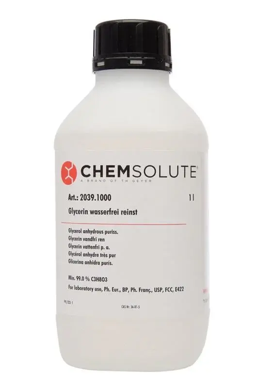 Glycerol Anhydrous Puriss.ph. Eur., Bp, Ph. Franc., Usp, Fcc, E422 1 Lt
