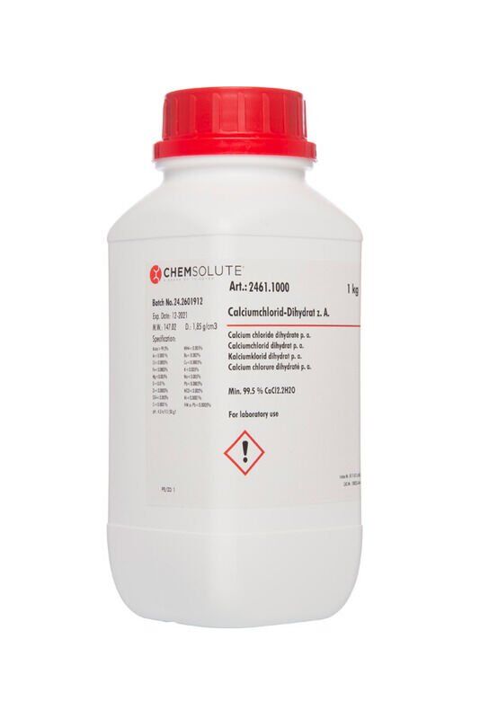 Calcium Chloride Dihydrate For Analysis 1 Kg