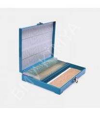 076.02.012W Lam Kutusu - 100 Lam Kapasiteli - Metal Kilitli - Beyaz 1 Adet / Paket