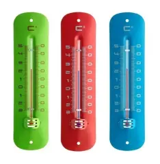 Metal Mavi Analog İç-dış Termometre