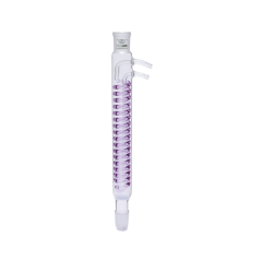 Soğutucu - Dimroth - 160 Mm - Dişi Şilif : Ns 29/32 - Erkek Şilif : Ns 29/32 - Cam Yan Kol