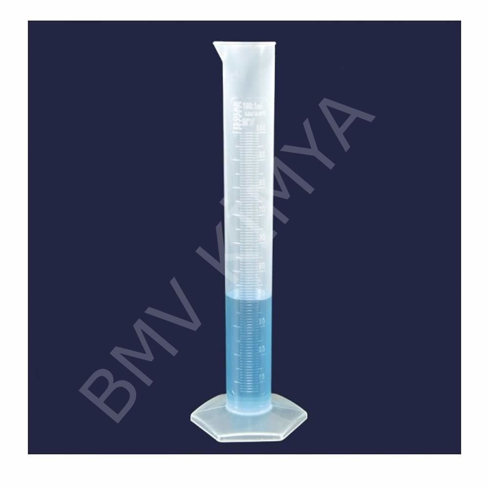 016.06.100 Mezür - Uzun From - P.P - B Kalite - Mavi Skala - 100 Ml 1 Adet / Paket
