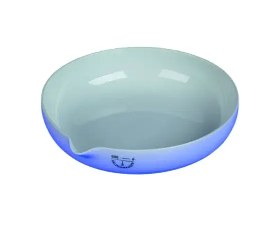 Porselen Kapsül, Kısa Düz Tabanlı, 1100 Ml, Çap: 190 Mm, Yükseklik: 55 Mm 1 Adet