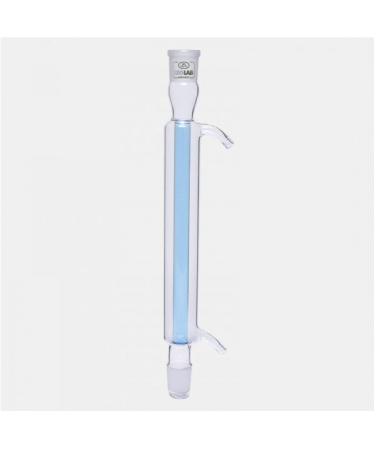Soğutucu - Düz - 160 Mm - Dişi Şilif : Ns 14/23 - Erkek Şilif : Ns 14/23 - Cam Yan Kol