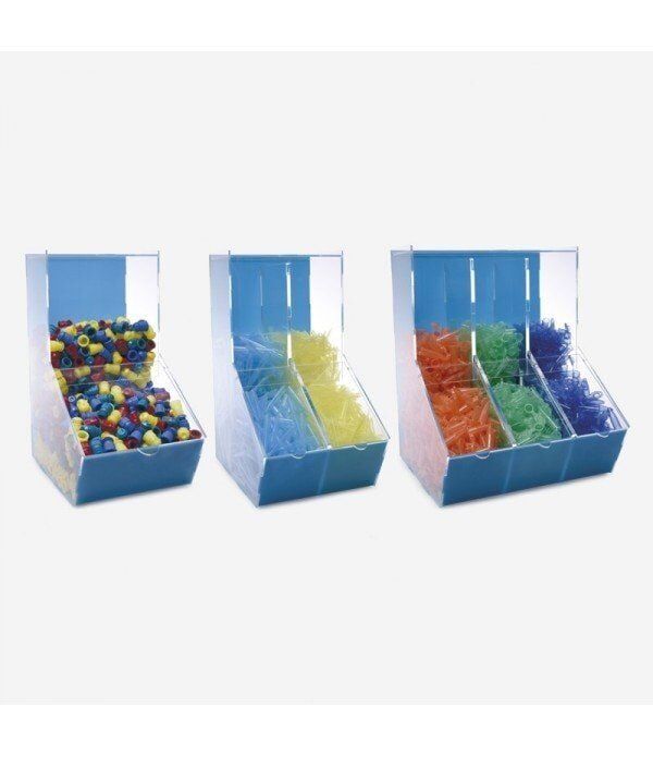 Dispenser Kutusu - Akrilik - İki Bölmeli