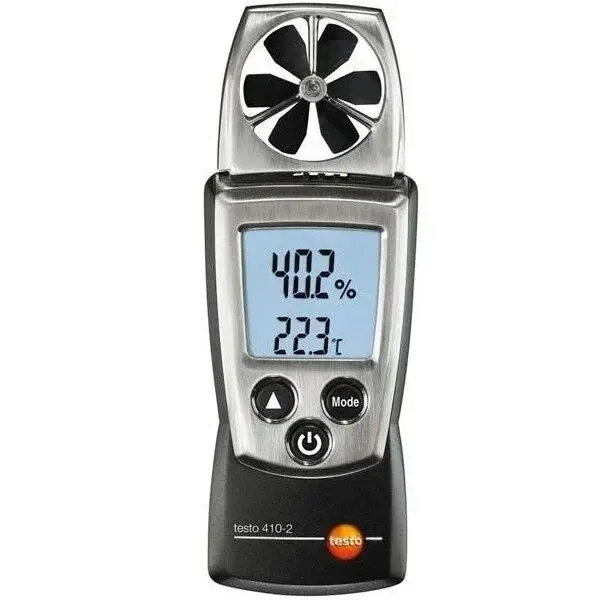Testo 410-2 Anemometre (hız+sıcaklık+nem)