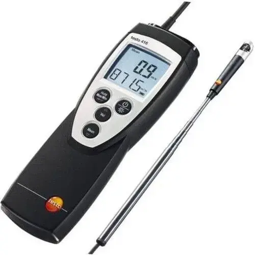 Testo 416 Kanal İçi Ölçümler İçin Anemometre