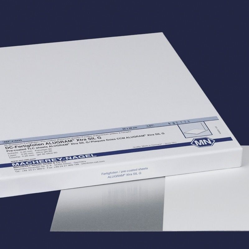 Tlc Plaka - 20x20 Cm - Alugram ''Xtra'' Tabaka - Sıl G / Uv 254