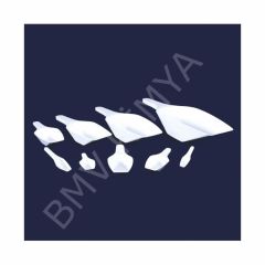 037.30.025W Kürek - P.P - Dibi Düz - 25Ml - Beyaz 1 Adet / Paket