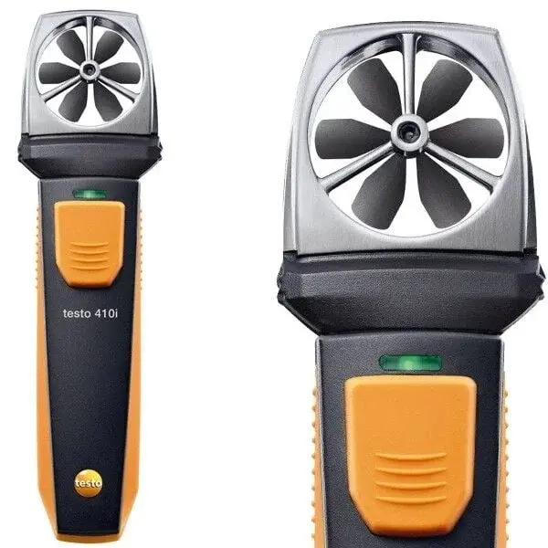 Testo 410i Akıllı Telefon İle Kullanılabilen Pervaneli Anemometre