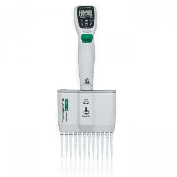 Elektronik Ayarlı 12 Kanallı Micropipet, 15 - 300 Ul