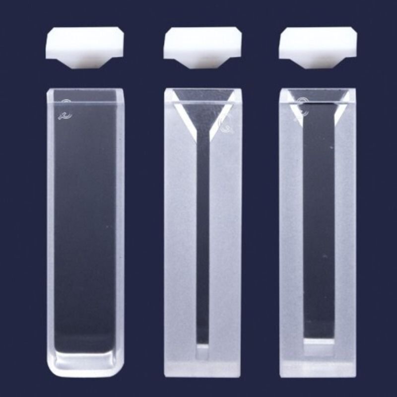 Spektrofotometre Küveti - Es Kuvars - Mikro - 12,5x52,5x45 Mm - 3,5 Ml
