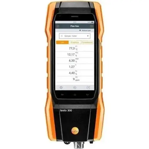 Testo 300 Baca Gaz Analiz Cihazı (akıllı Dokunmatik Ekran)