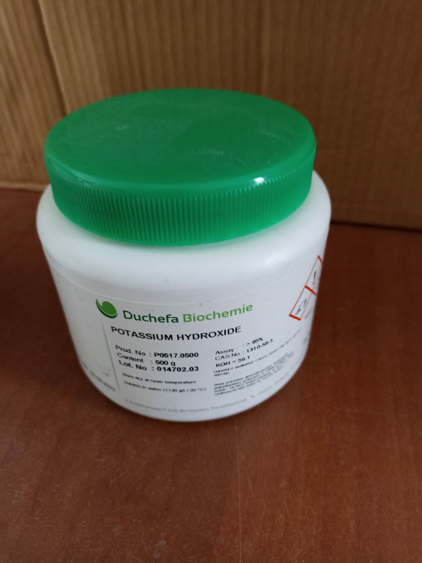 Duchefa Potasyum Hidroksit Potasssium Hydroxide