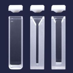 Spektrofotometre Küveti - Es Kuvars - Makro - 12,5x12,5x45 Mm - 3,5 Ml