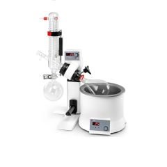 RE100-S Rotary Evaporatör Vertikal 20.... 200 rpm / 180 °C Manuel Lift
