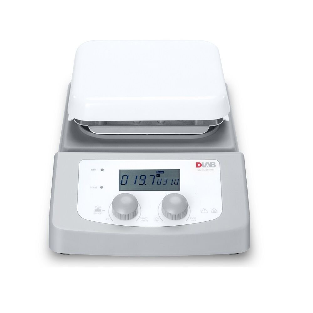 MS-H380-Pro Isıtıcılı Manyetik Karıştırıcı 200... 1.500 rpm / RT+5... 380 ℃ / 5 L  +PT1000