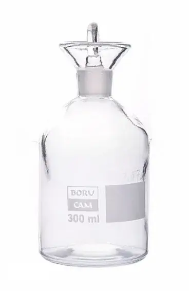 Bod  Şişesi, Kalibrasyonlu, Cam Kapak 19  250-300 Mm
