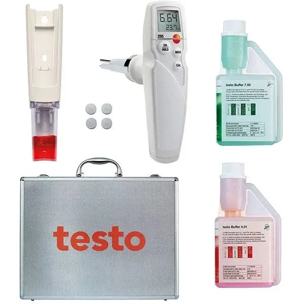 Testo 205 Et Gıda Ph Ve Sıcaklık Ölçer (çantalı Set)