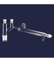 Distilasyon Bağlantıları - Kondenserli & Claisen Başlıklı - Standart - Erkek Şilif(Ler) : Ns 29/32 - Kondenser Uzunluğu 250 Mm