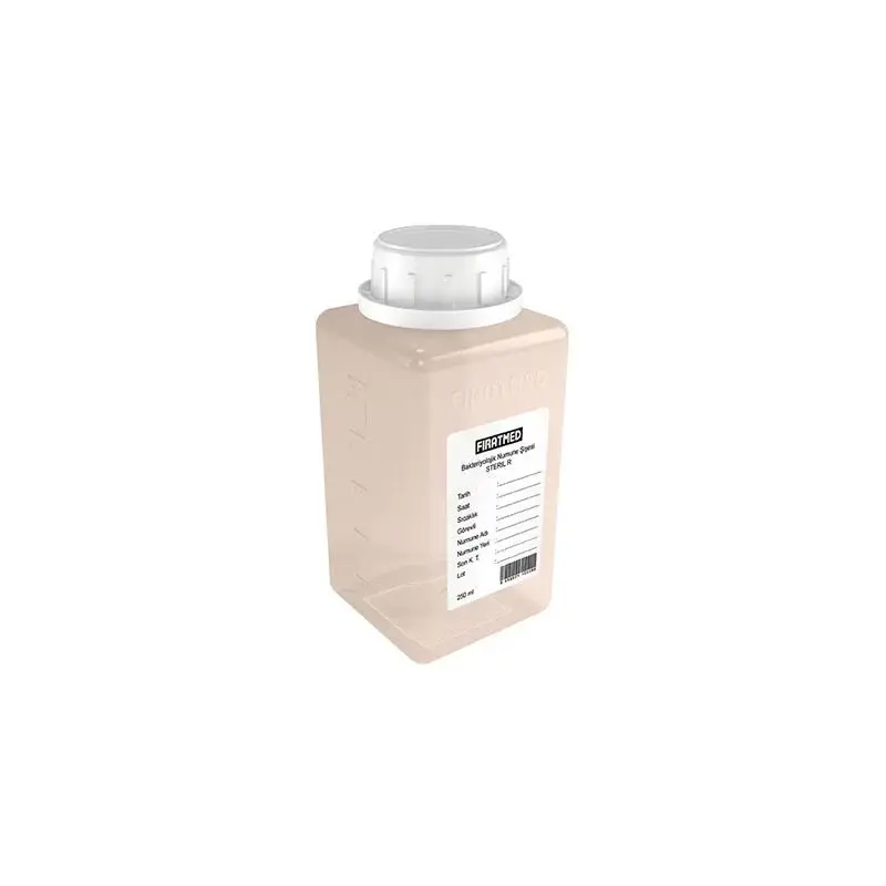 Su Numune Şişesi 250 Ml Tiyosülfatsız