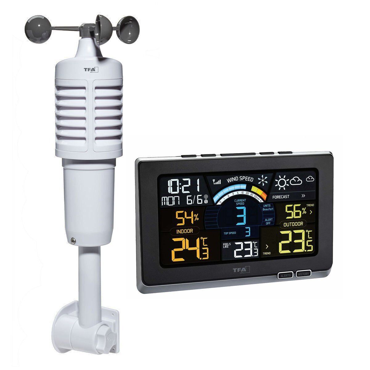 Anemometreli kablosuz hava durumu istasyonu SPRING BREEZE