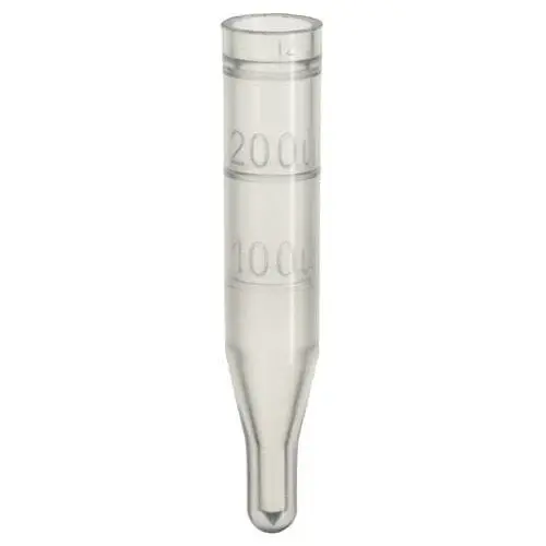 Micro Insert, 0,1 Ml Pp 29 X 6mm, Şeffaf , 10mm Top, Dolum Hatli 100 Adet