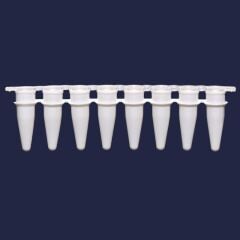Qpcr Şeridi - Şeffaf - Demonte Düz Kapaklı - 0,1 Ml