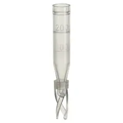 Micro Insert, 0,1ml Pp 29 X 6mm, Şeffaf, 10mm Top, With Filling Lines And Attached Plastic Spring 100 Adet