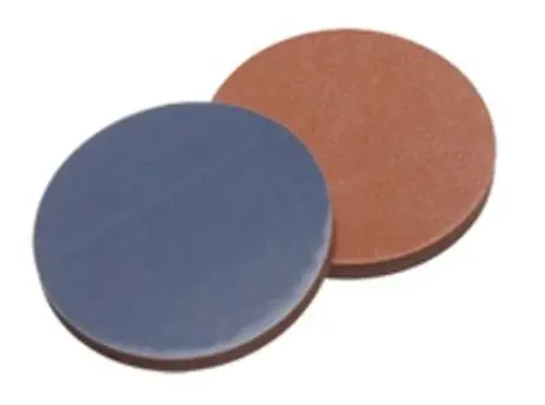 Septa 8mm, Butyl Kırmızı / Ptfe Gri, 55° Shore A, 1.3mm 100 Adet