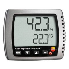 Testo 608-H2 Sıcaklık ve Nem Ölçer | Çok Hassas | Alarmlı